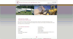 Desktop Screenshot of eliteconstructionnc.com
